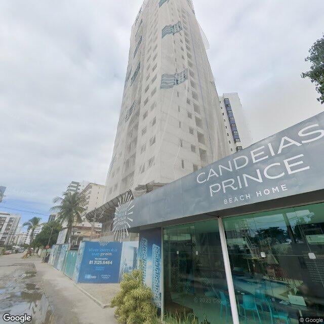 Imagem estática do "Street View" da localização