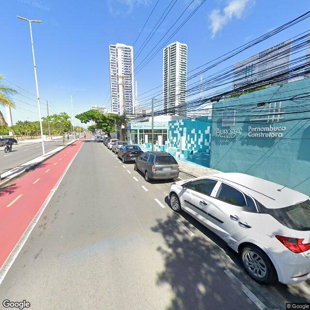 Imagem estática do "Street View" da localização