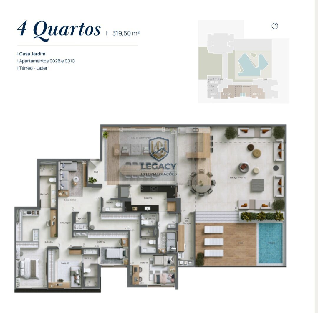 Apartamento de luxo em Águas Claras