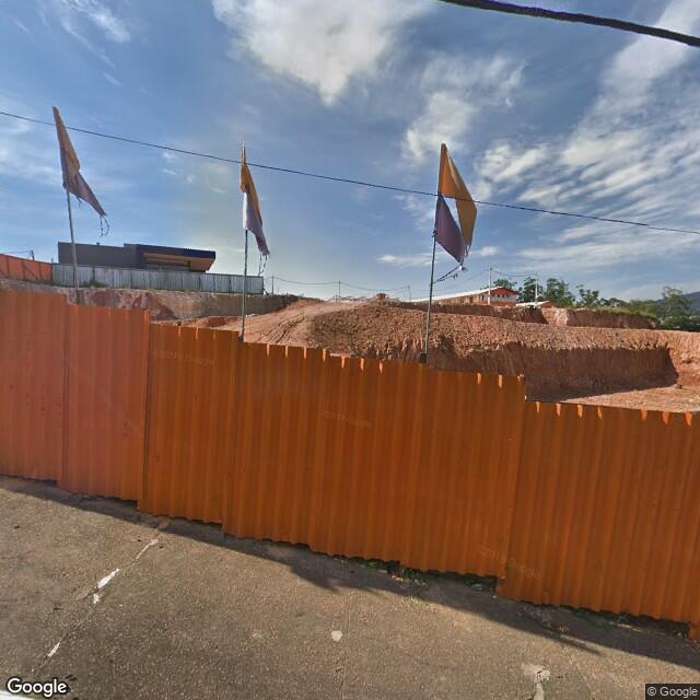 Imagem estática do "Street View" da localização