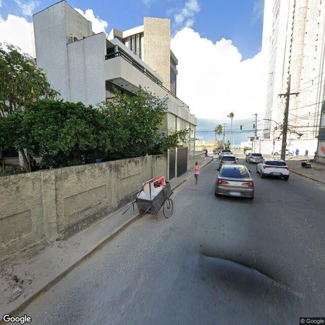 Imagem estática do "Street View" da localização