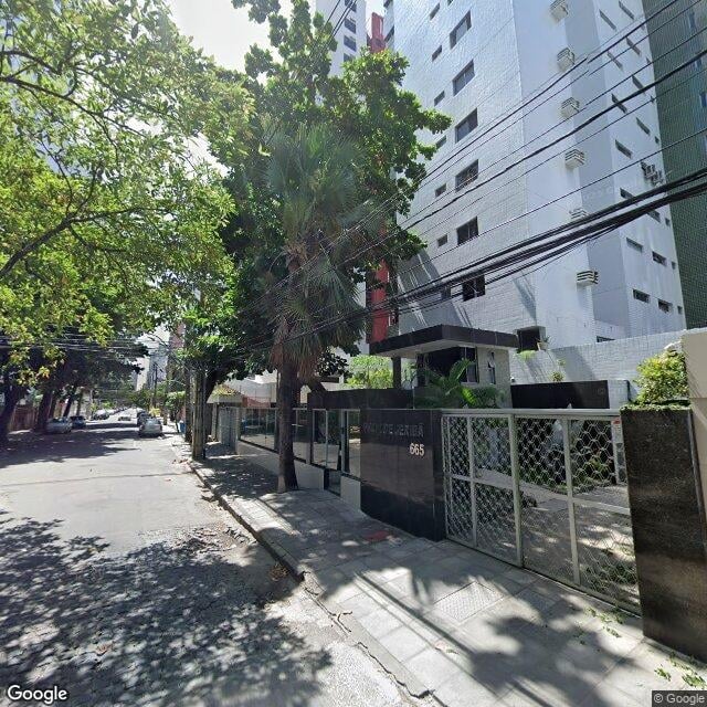 Imagem estática do "Street View" da localização