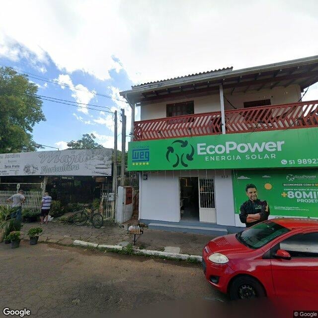 Imagem estática do "Street View" da localização