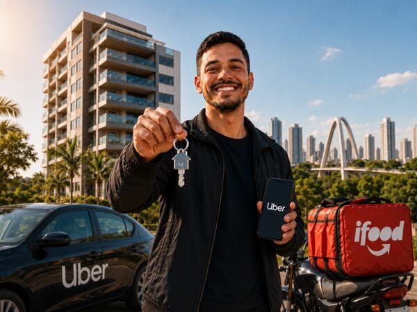 UBER E IFOOD agora financiam imóvel: A oportunidade que proprietários não podem perder.