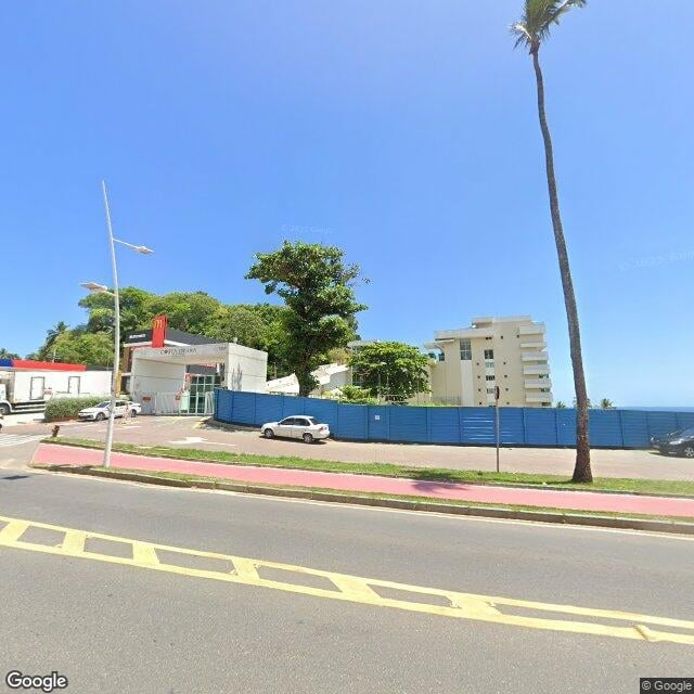 Imagem estática do "Street View" da localização
