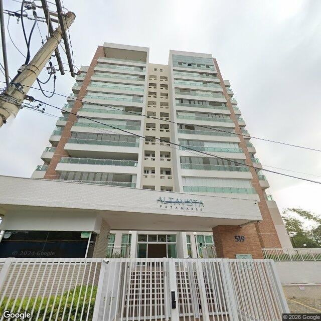 Imagem estática do "Street View" da localização