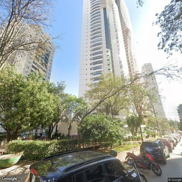 Imagem estática do "Street View" da localização
