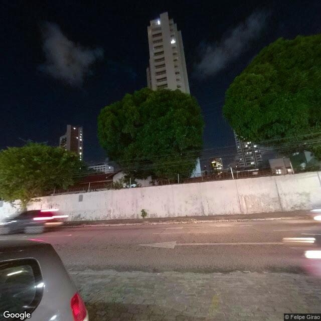 Imagem estática do "Street View" da localização