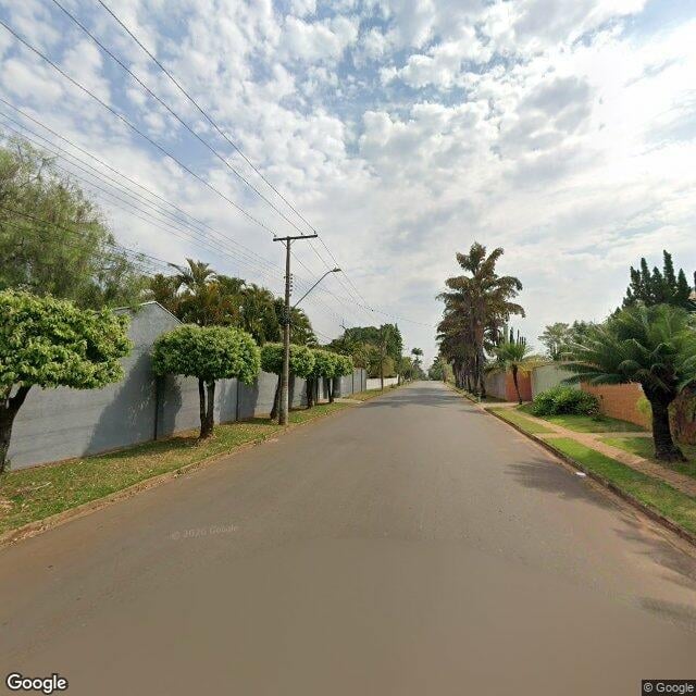 Imagem estática do "Street View" da localização