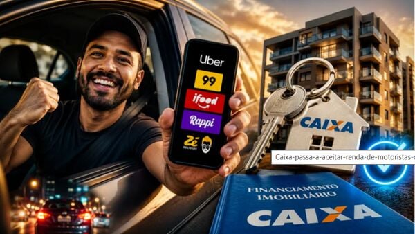 Motoristas de aplicativo podem financiar impóvel pela Caixa