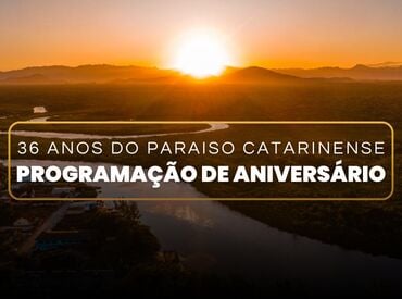 Vem conferir a programação de aniversário desse paraíso
