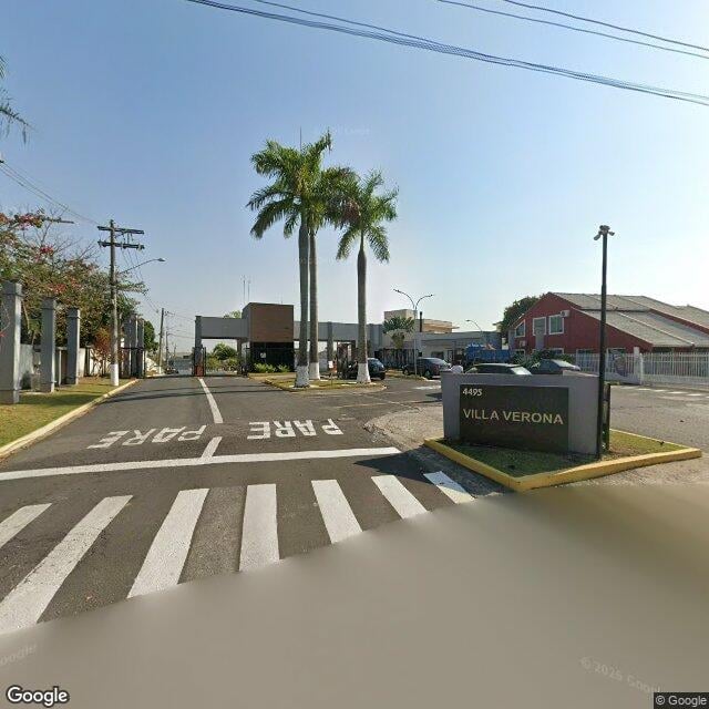 Imagem estática do "Street View" da localização