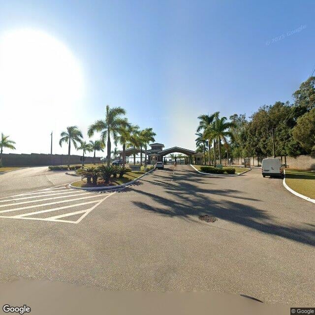 Imagem estática do "Street View" da localização