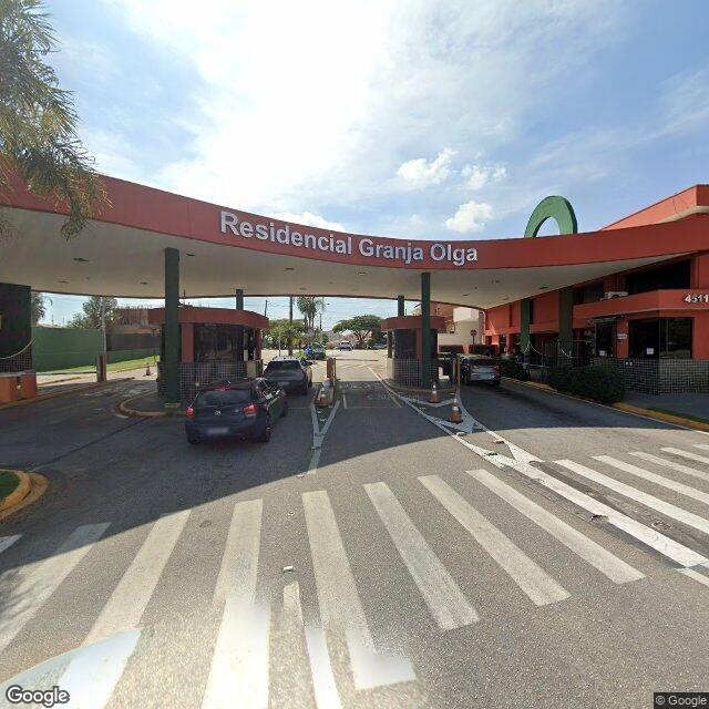 Imagem estática do "Street View" da localização