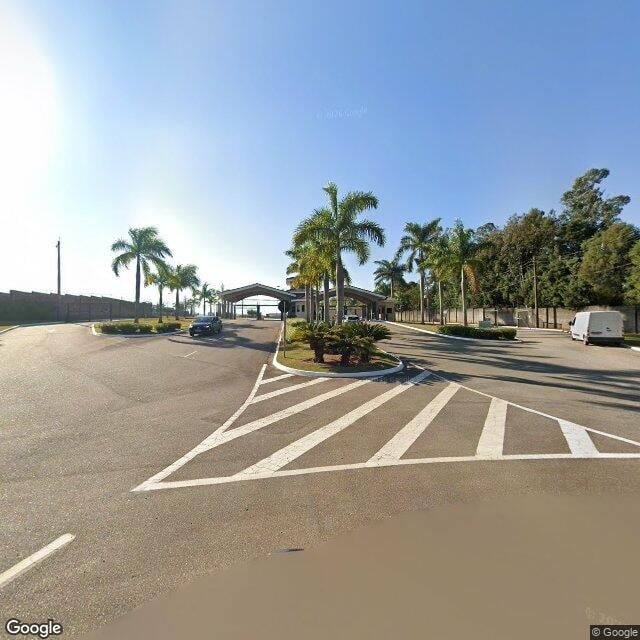 Imagem estática do "Street View" da localização