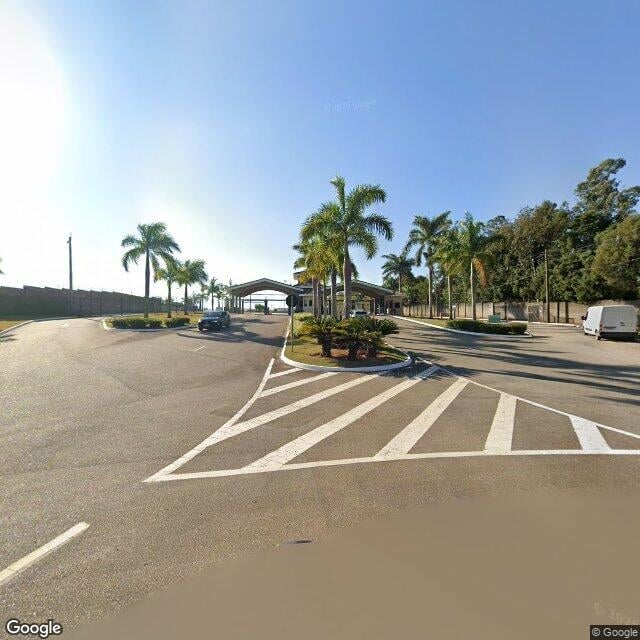 Imagem estática do "Street View" da localização