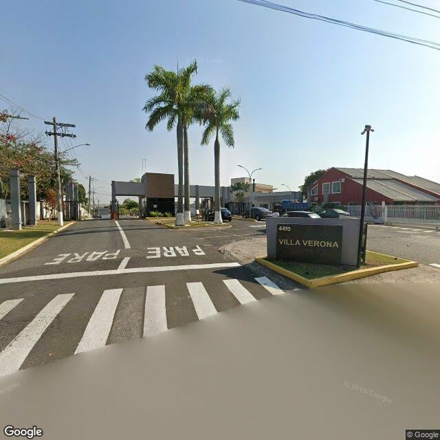 Imagem estática do "Street View" da localização