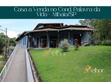 Casa à Venda no Cond. Palavra da Vida – Atibaia/SP