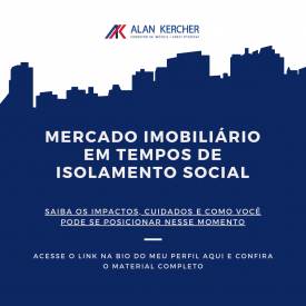 Mercado Imobiliário em tempos de isolamento social