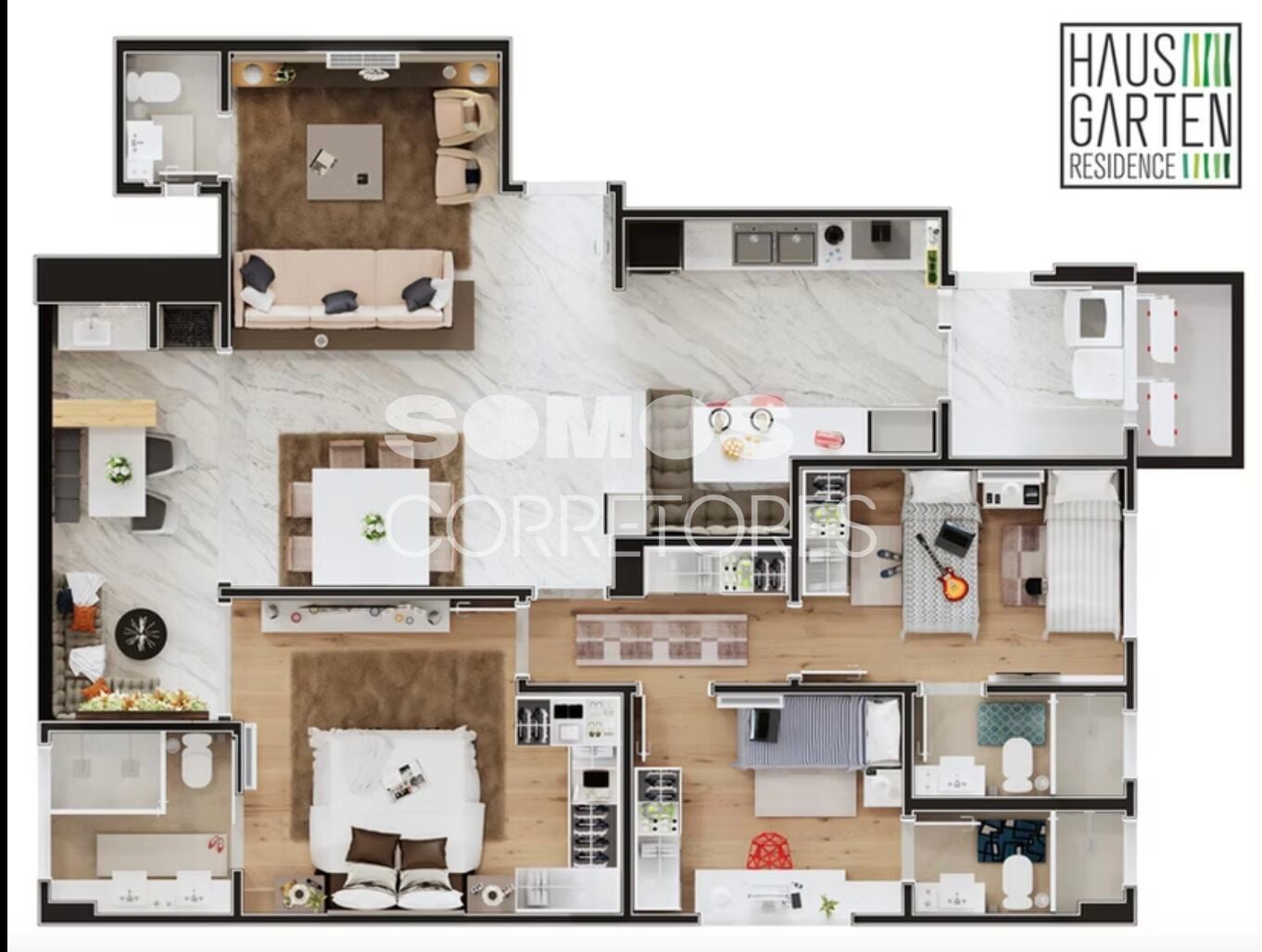 Apartamento, 3 quartos, 121 m² - Foto 46