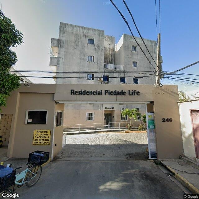 Imagem estática do "Street View" da localização