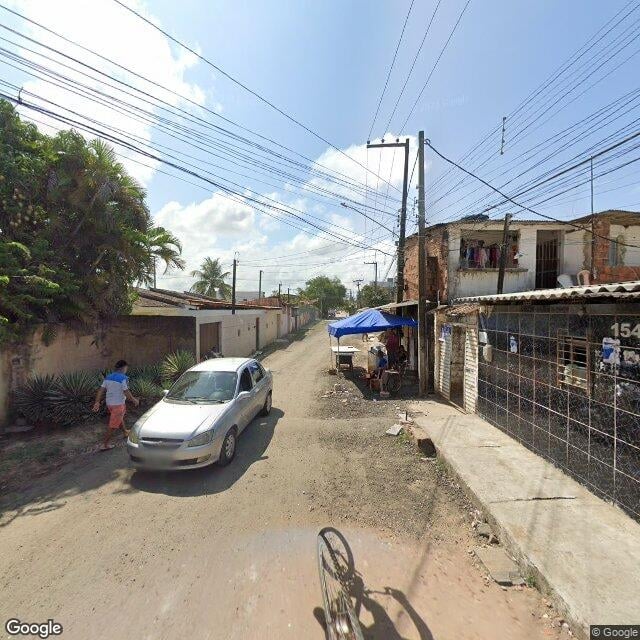 Imagem estática do "Street View" da localização