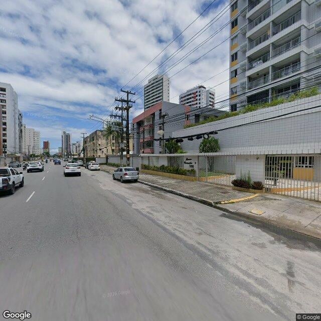 Imagem estática do "Street View" da localização