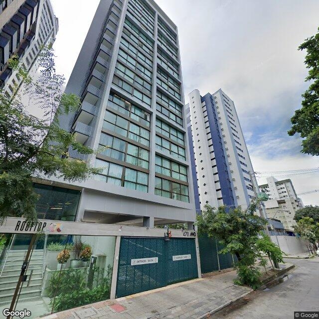 Imagem estática do "Street View" da localização
