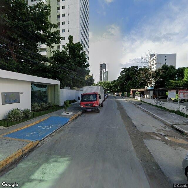 Imagem estática do "Street View" da localização