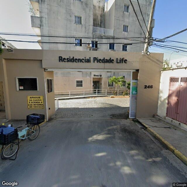 Imagem estática do "Street View" da localização