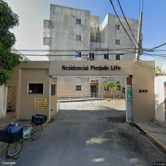 Imagem estática do "Street View" da localização