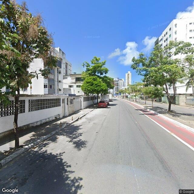 Imagem estática do "Street View" da localização