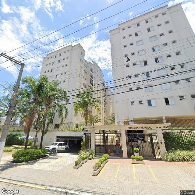 Imagem estática do "Street View" da localização