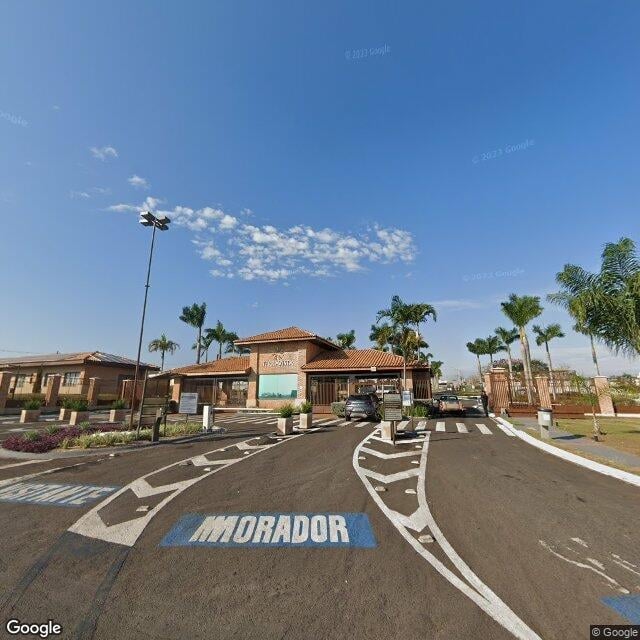 Imagem estática do "Street View" da localização