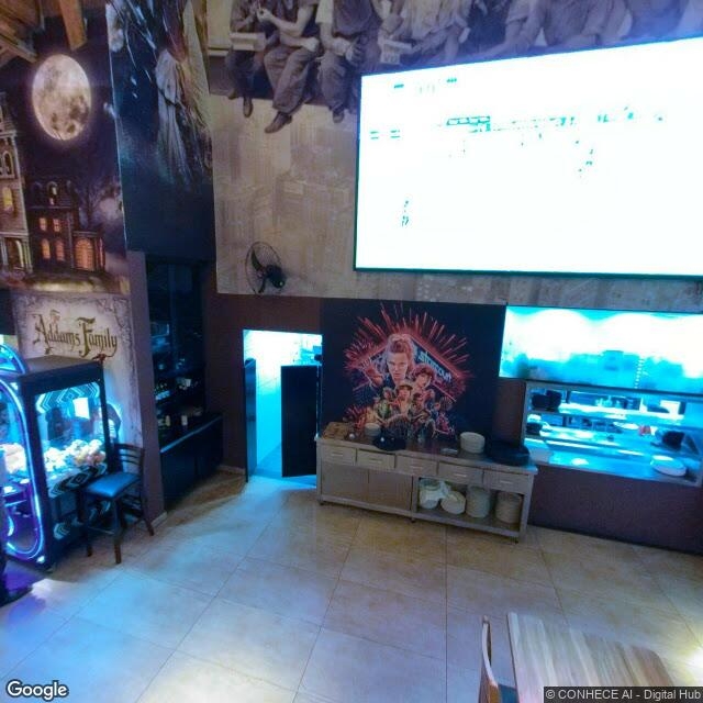 Imagem estática do "Street View" da localização