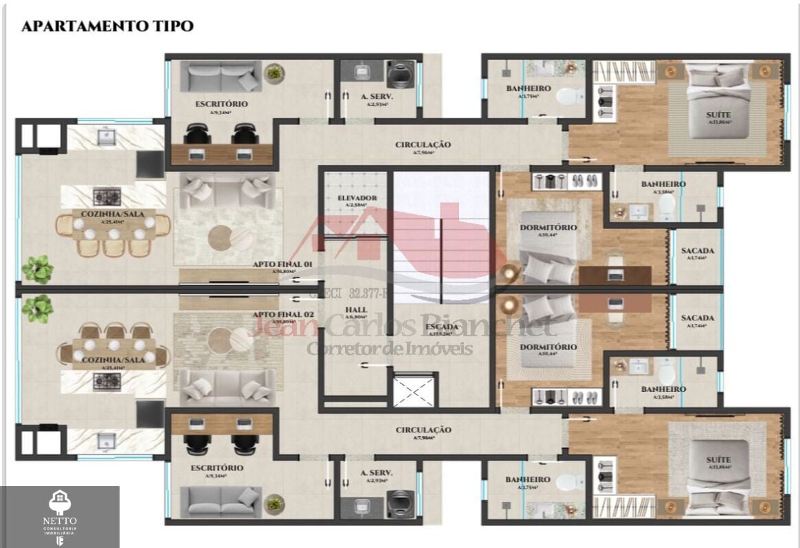 Apartamento, 3 quartos, 92 m² - Foto 14