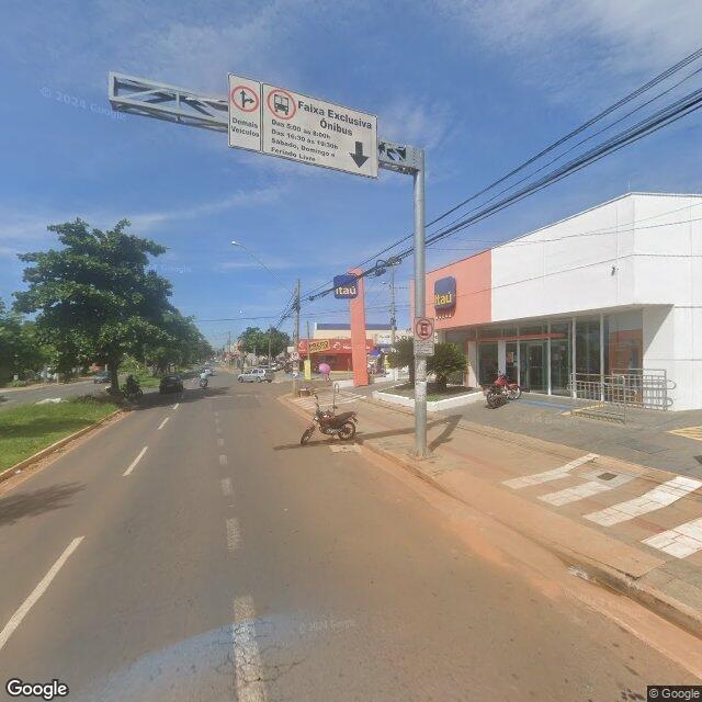 Imagem estática do "Street View" da localização