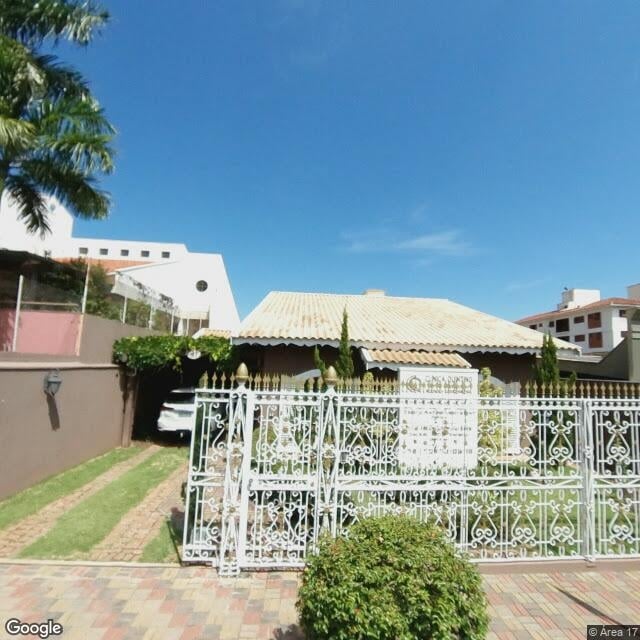 Imagem estática do "Street View" da localização
