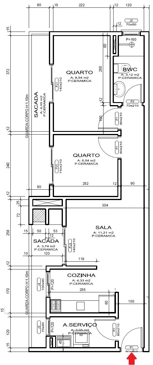 Apartamento, 2 quartos, 56 m² - Foto 6