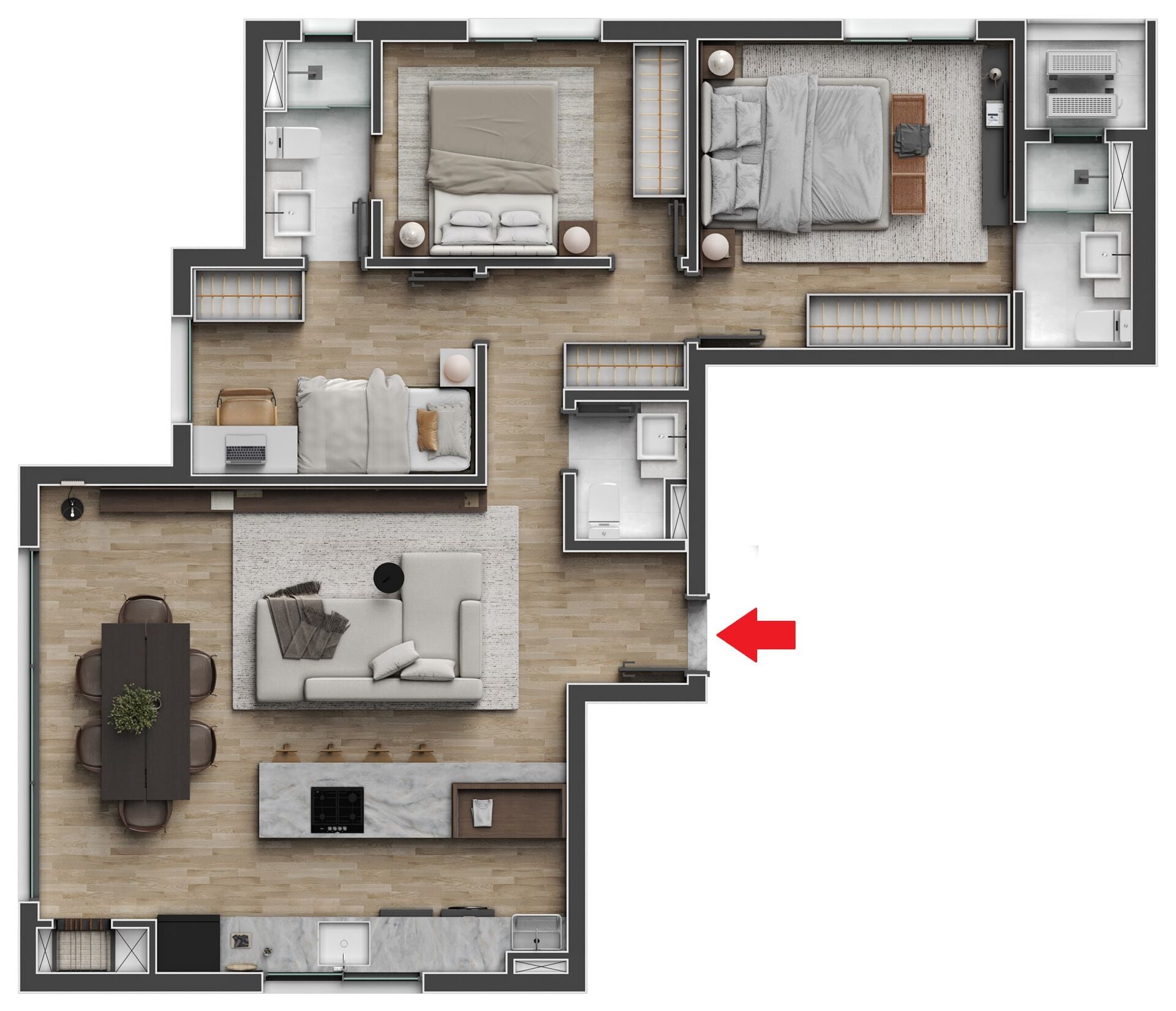 Apartamento, 3 quartos, 90 m² - Foto 11
