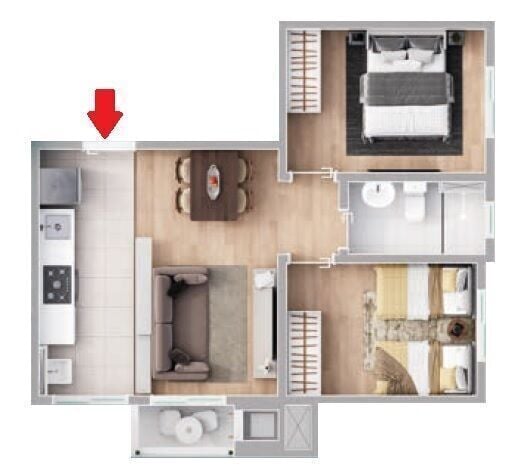 Apartamento, 2 quartos, 44 m² - Foto 15