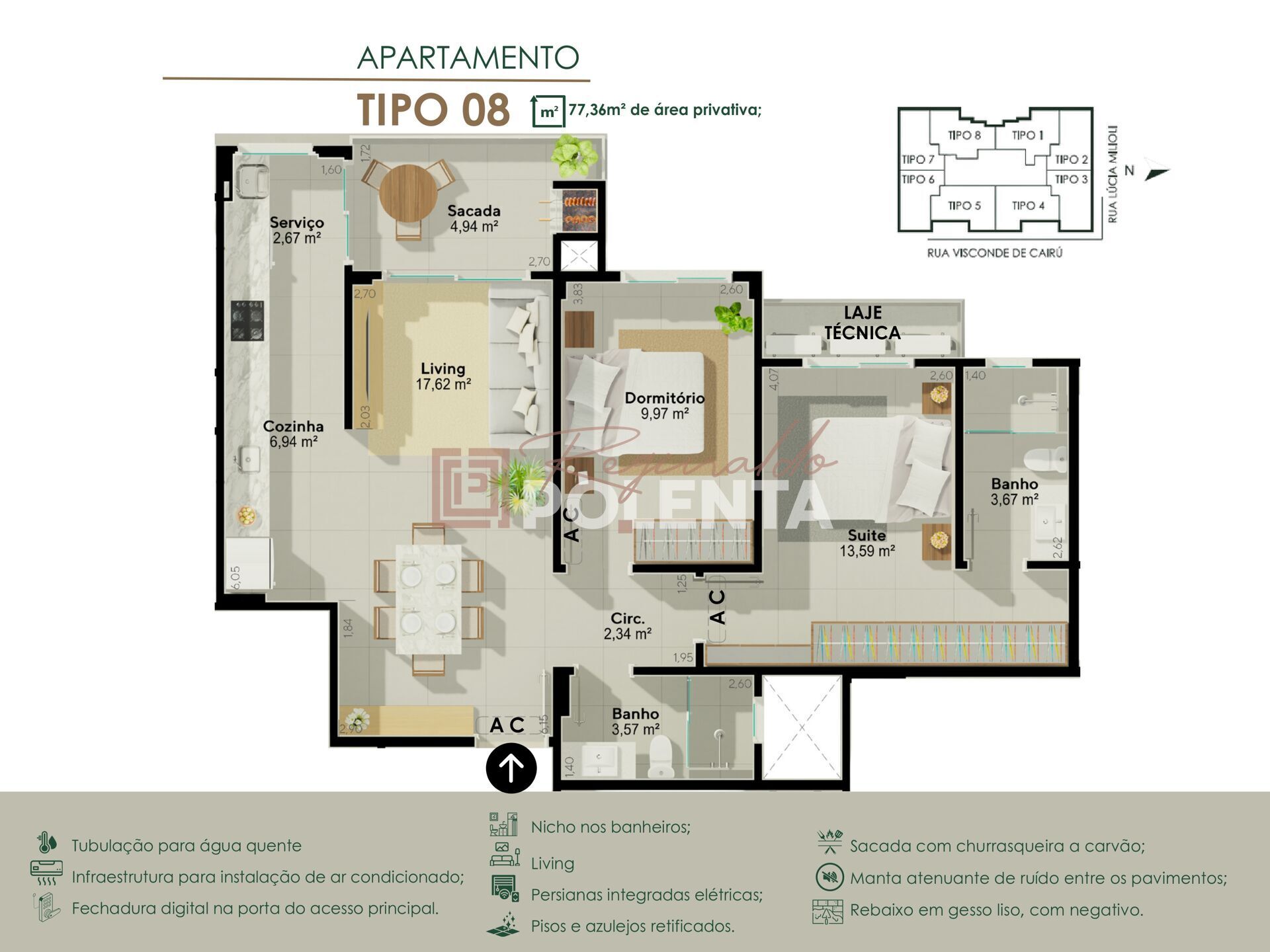 Apartamento, 2 quartos, 77 m² - Foto 9