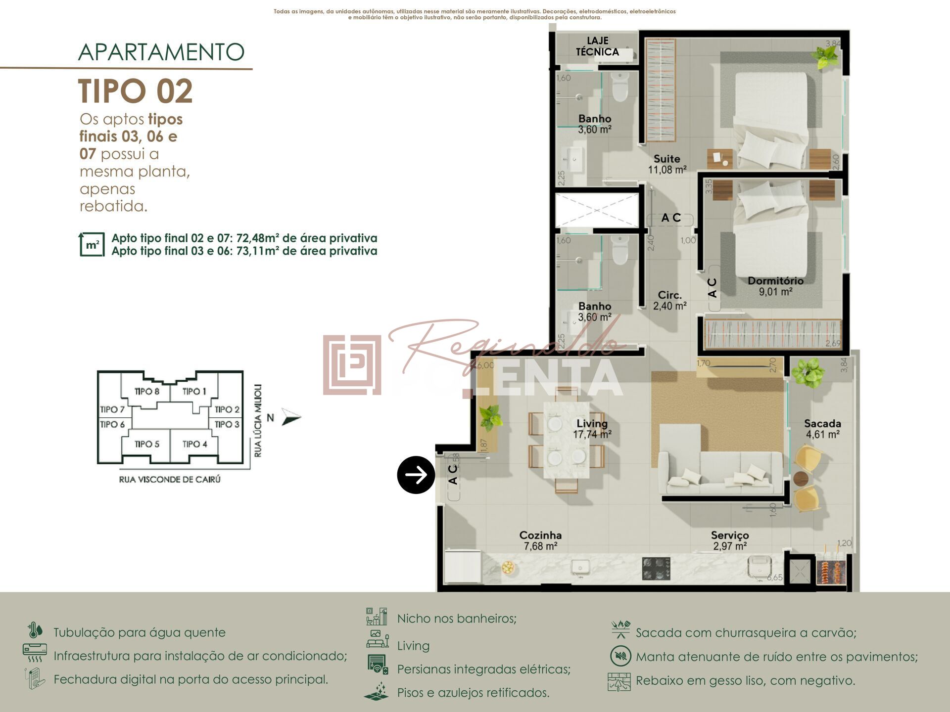 Apartamento, 2 quartos, 77 m² - Foto 10