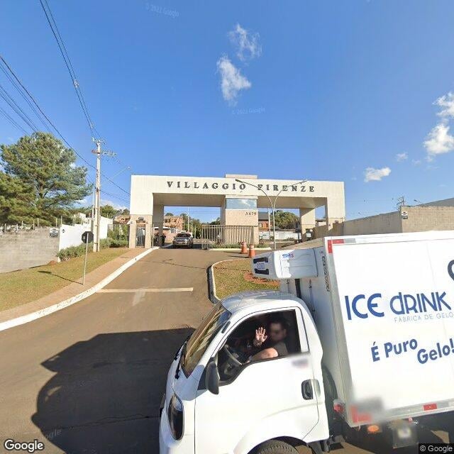 Imagem estática do "Street View" da localização