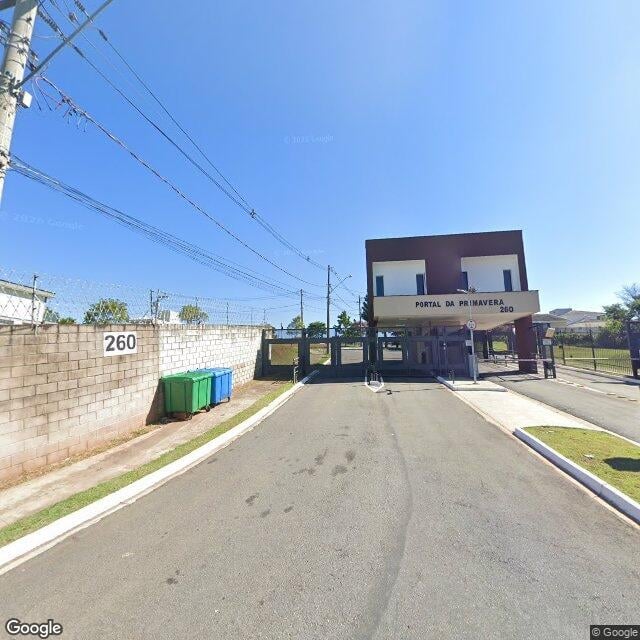 Imagem estática do "Street View" da localização
