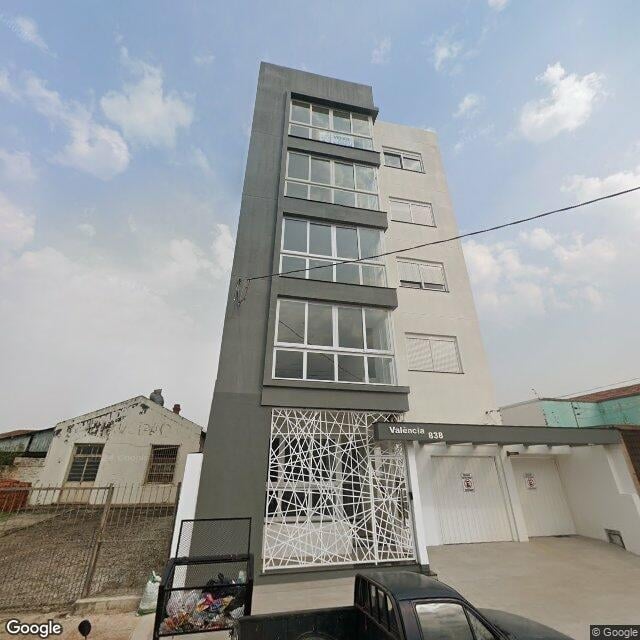 Imagem estática do "Street View" da localização