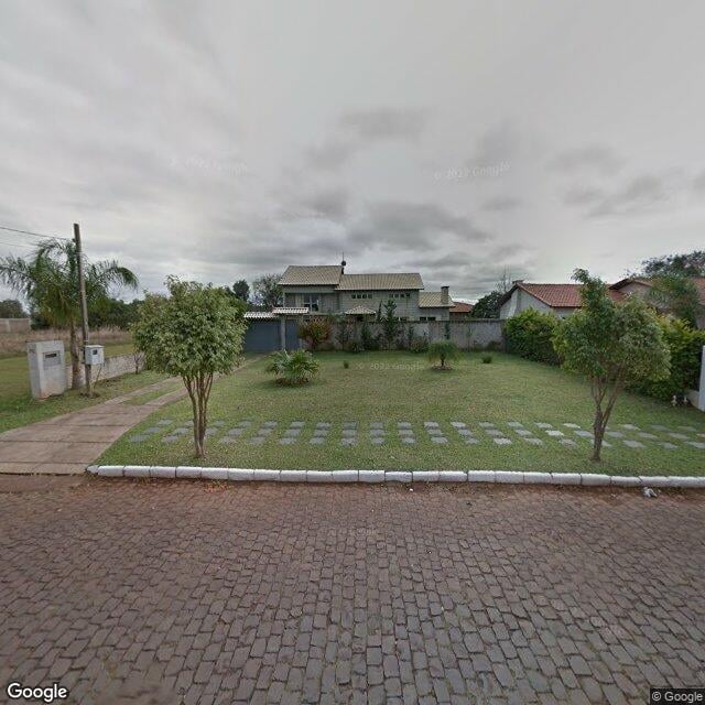 Imagem estática do "Street View" da localização
