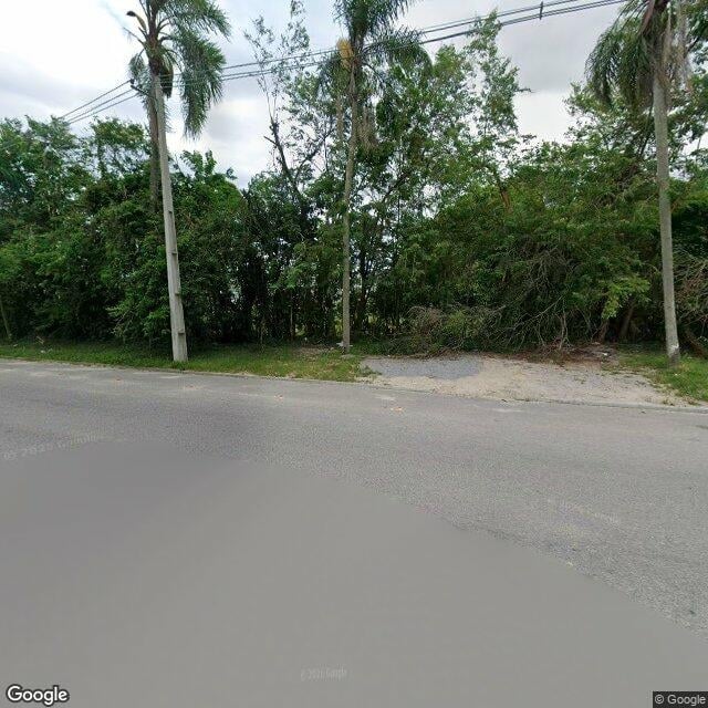 Imagem estática do "Street View" da localização