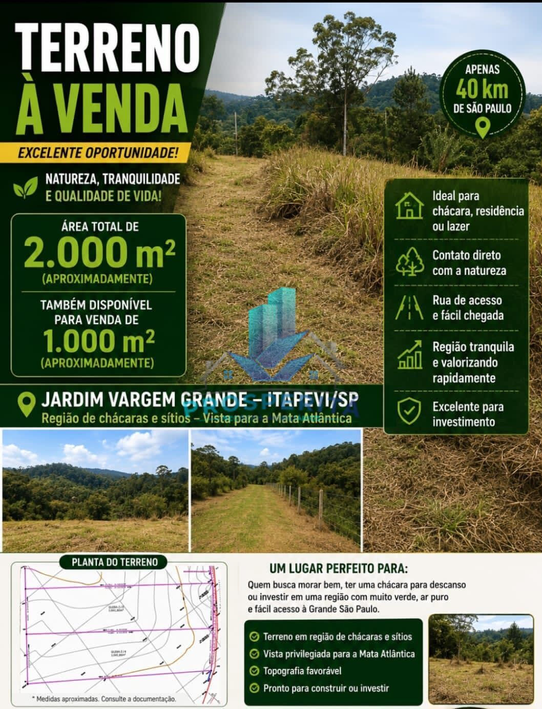 Terreno, 2000 m² - Foto 3