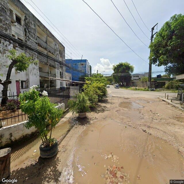 Imagem estática do "Street View" da localização